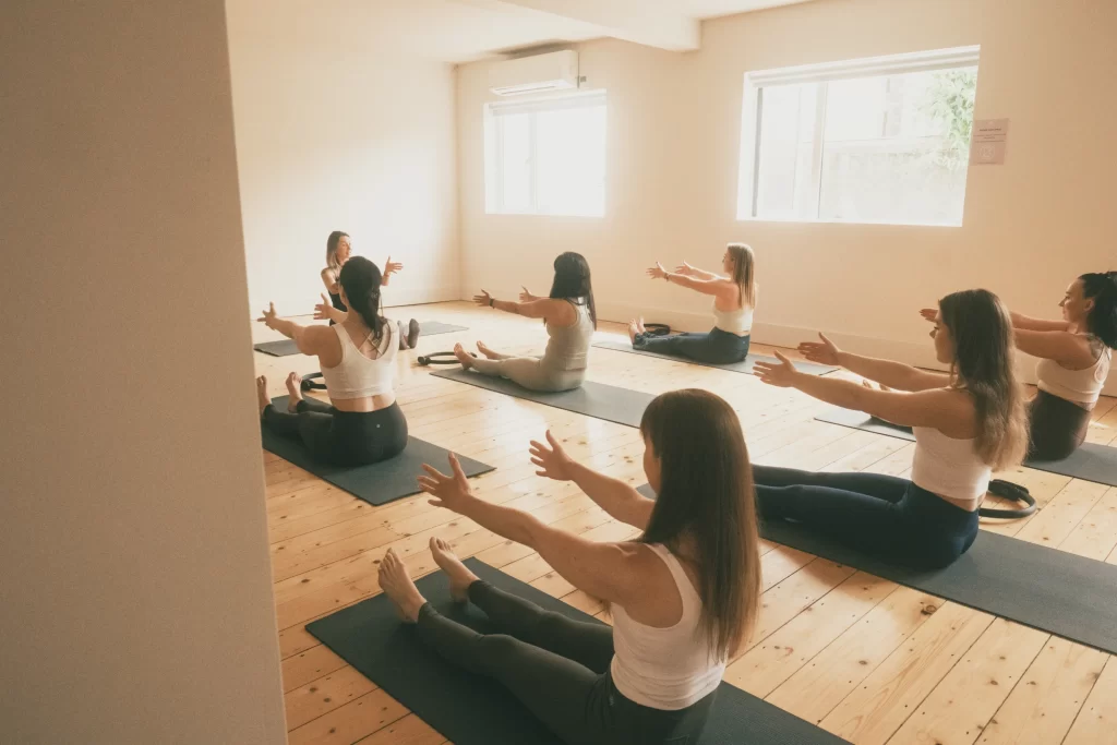 Pilates class